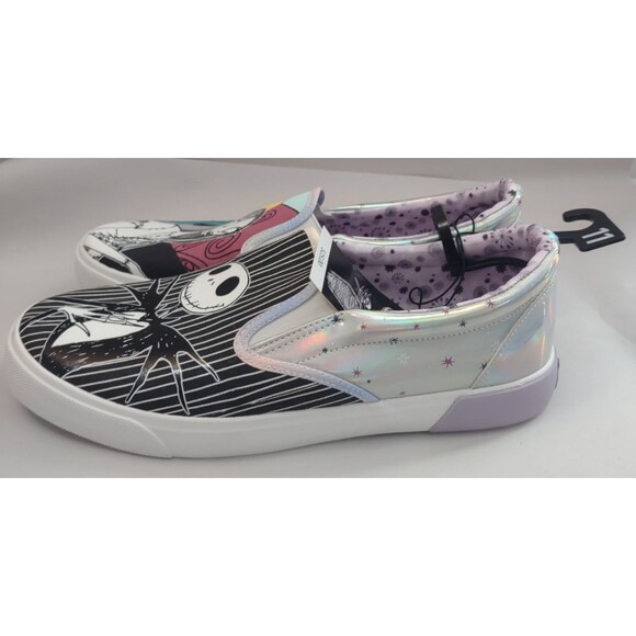Disney Nightmare Before Christmas Shoes NWT Ground Up Jack And Sally Women's 11 - Picture 3 of 8